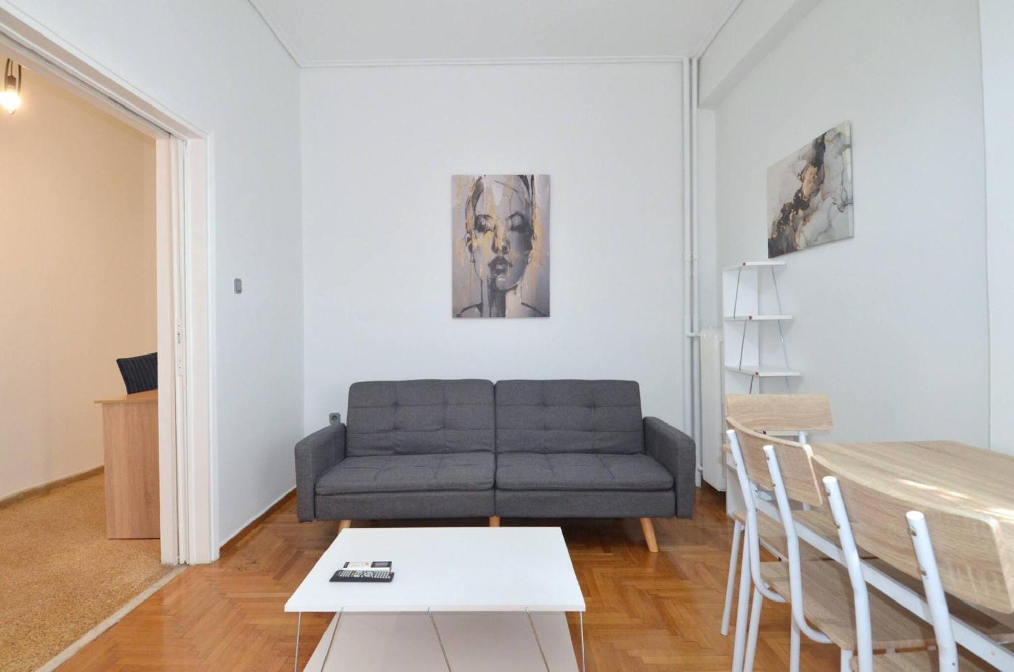 A Cozy Minimal Apartment At Koukaki, Dimitrako... Athen Exterior foto