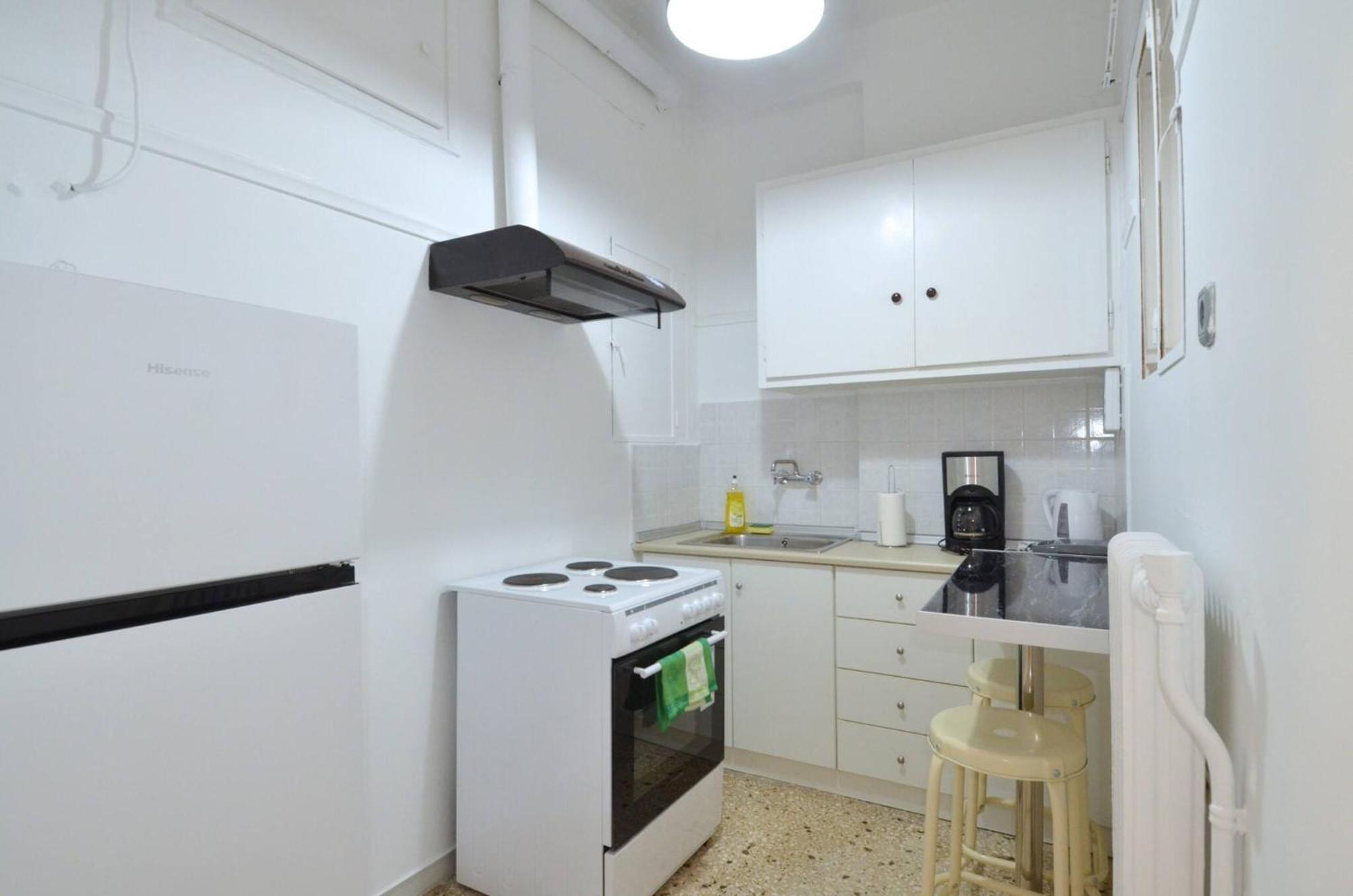 A Cozy Minimal Apartment At Koukaki, Dimitrako... Athen Exterior foto