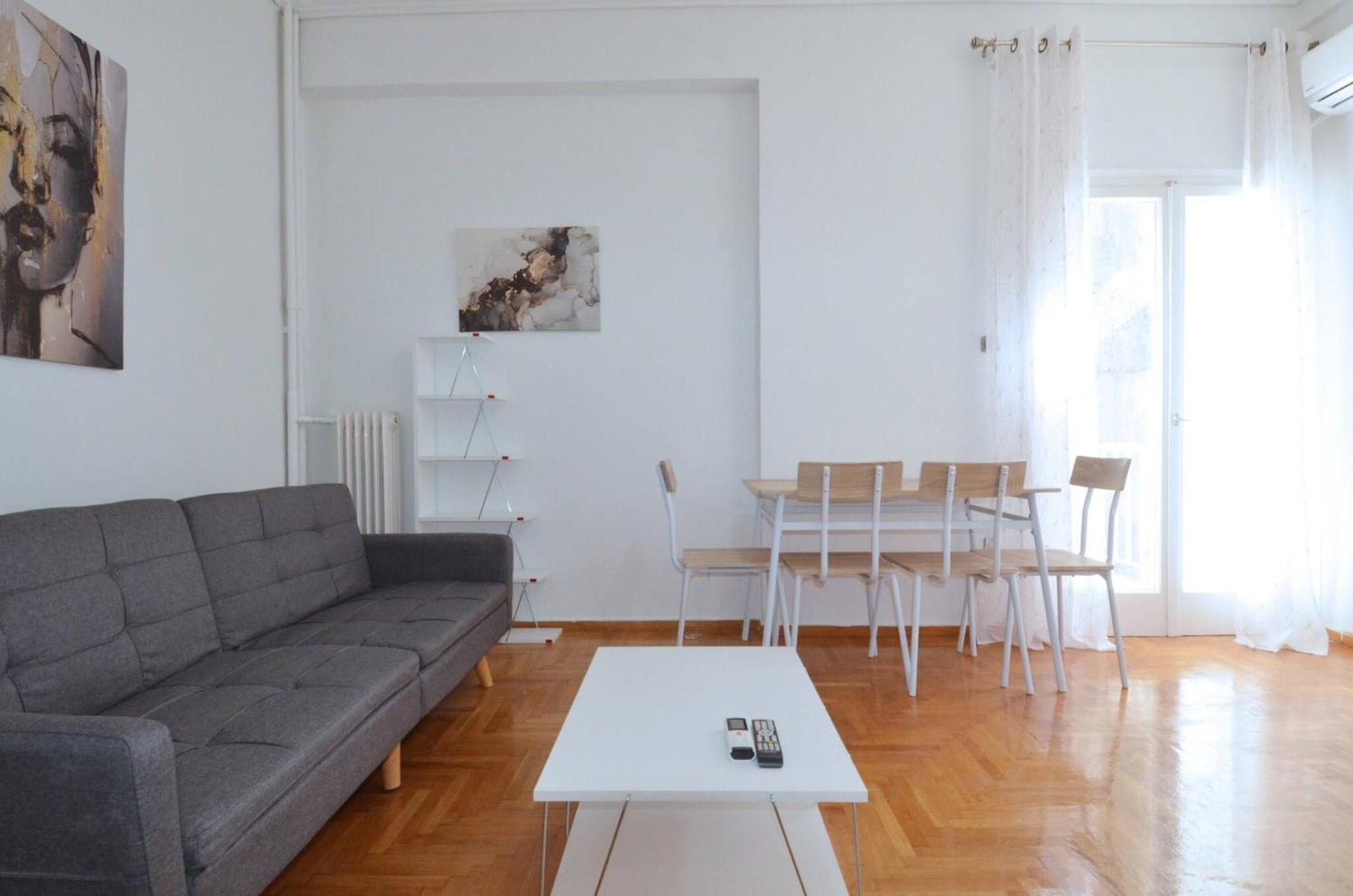 A Cozy Minimal Apartment At Koukaki, Dimitrako... Athen Exterior foto